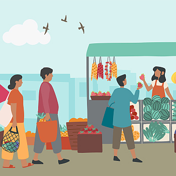 Plastic Free July - Philippines urban market_