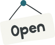 Open sign